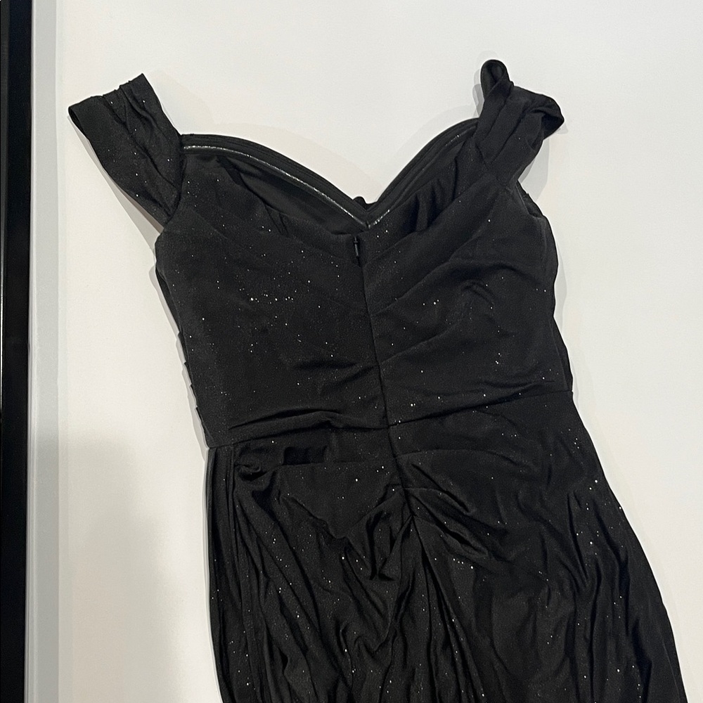 Ladivine Elegant Black Evening Gown - Picture 3 of 6